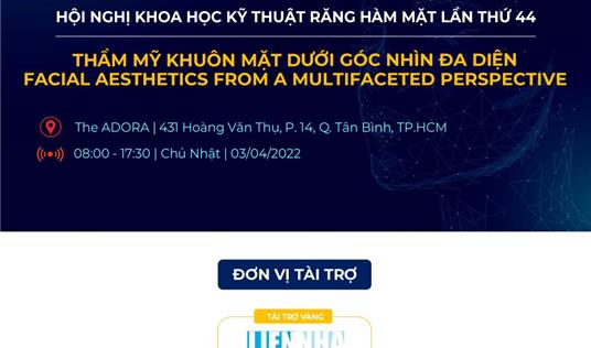 CHƯƠNG TRÌNH BÁO CÁO KHOA HỌC TIỀN HỘI NGHỊ KHKT RHM LẨN THỨ 44